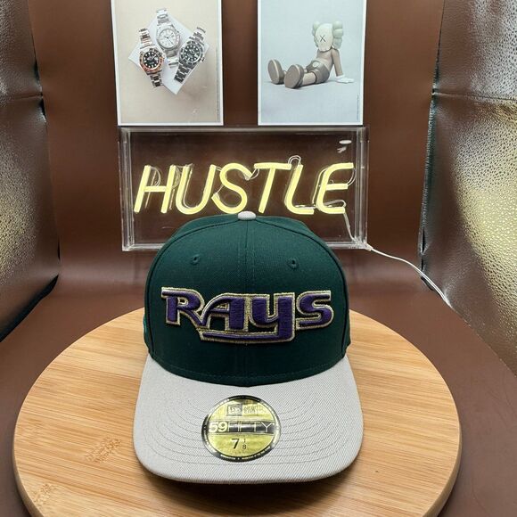 NEW ERA TAMPA BAY RAYS 10TH ANNIVERSARY LEGEND TWO TONE EDITION 59FIFTY FITTED - Picture 3 of 8